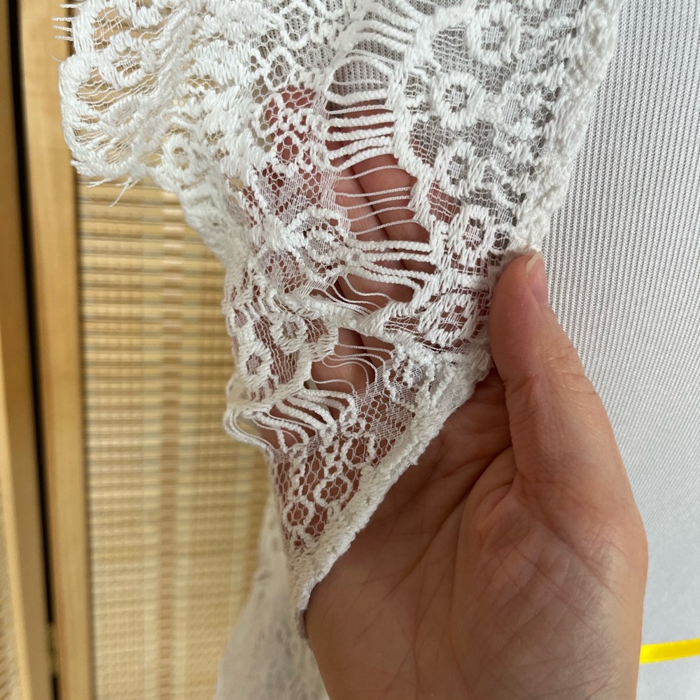 Intimately Free People Bridal White Lace Daydreamer Dress - Picture 7 of 12